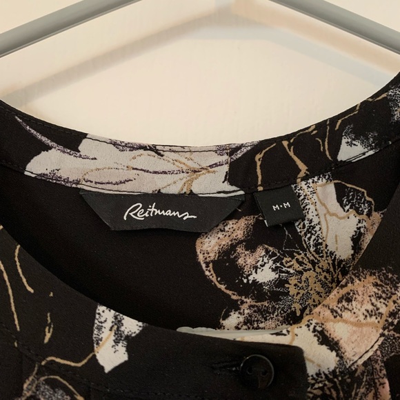 Reitmans brand new floral black dress - Picture 2 of 2